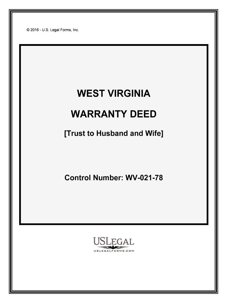 West Virginia Deed FormsGeneral Warranty, Quit Claim