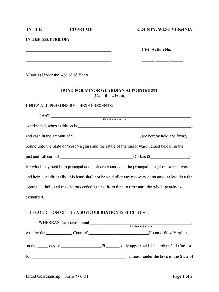 Minors under the Age of 18 Years Form