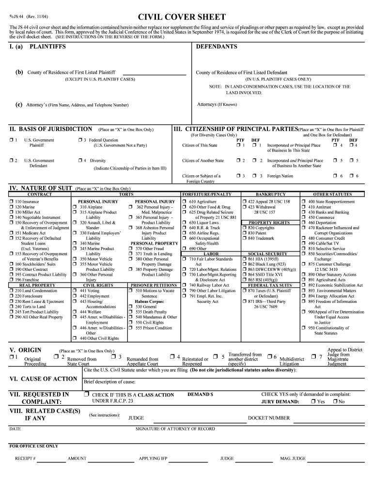 Incorporated or Principal Place  Form
