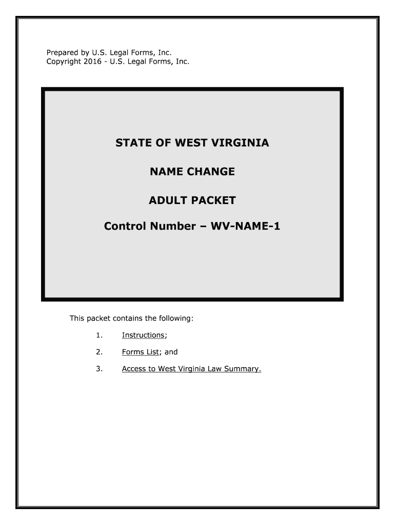 Control Number WV NAME 1  Form