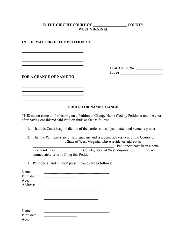 After Having Considered Said Petition Finds as Fact as Follows  Form