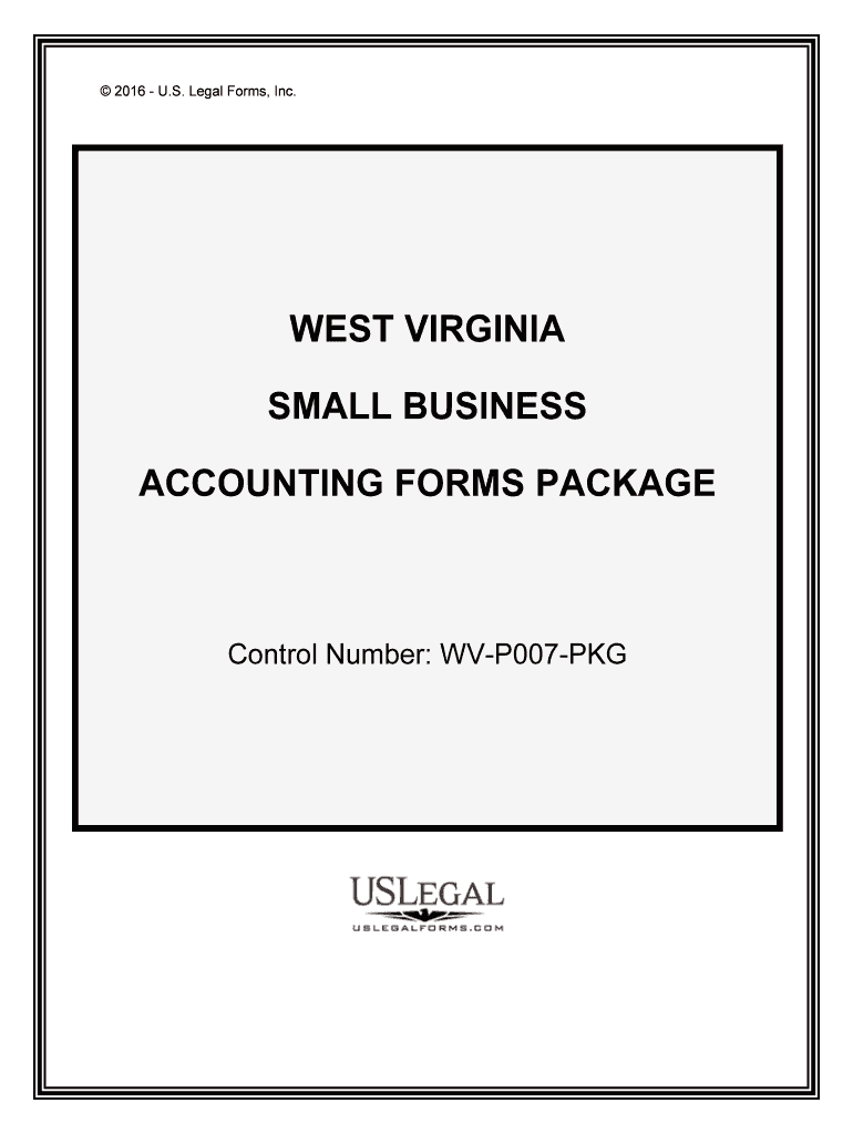 Control Number WV P007 PKG  Form