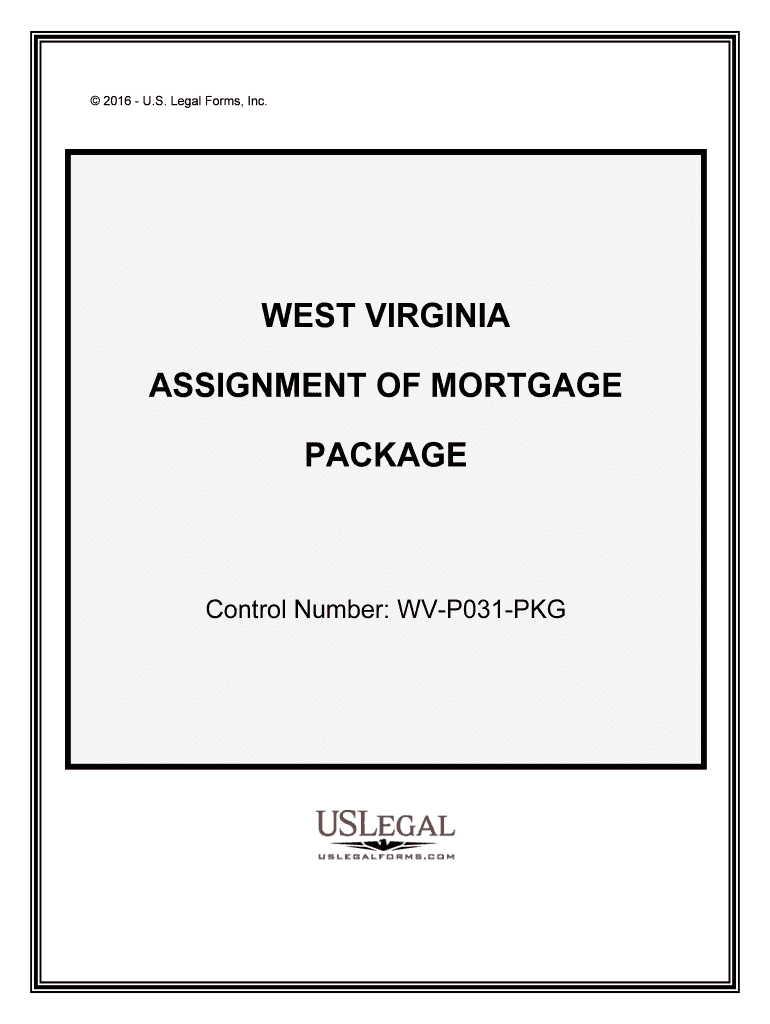 Control Number WV P031 PKG  Form