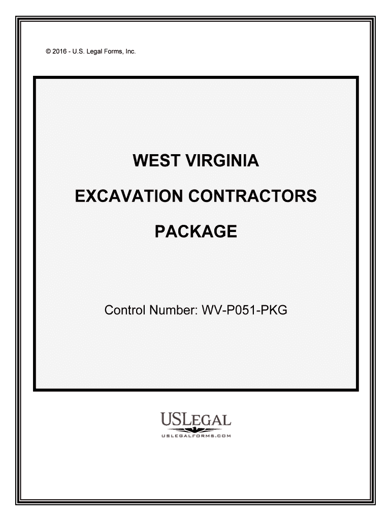 Control Number WV P051 PKG  Form