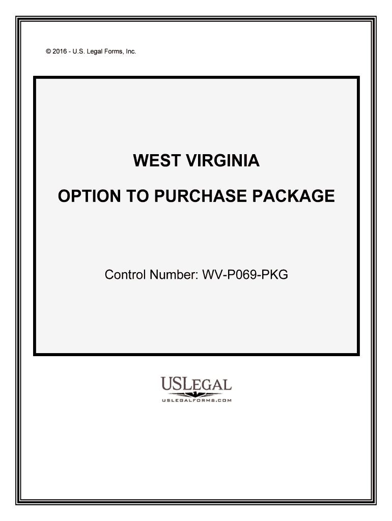 Control Number WV P069 PKG  Form