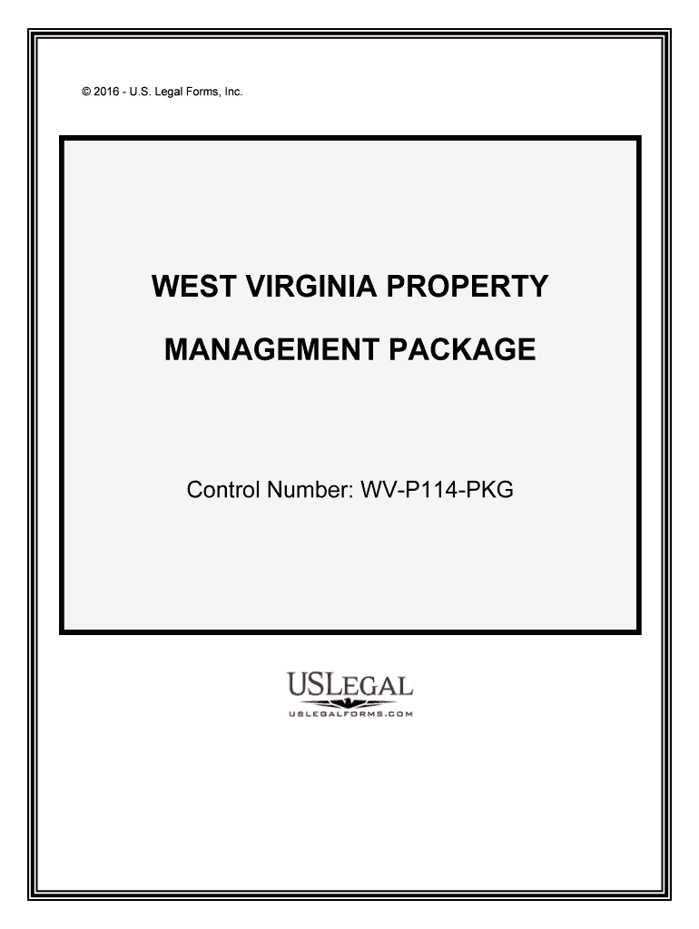 Fill and Sign the West Virginia Property Form