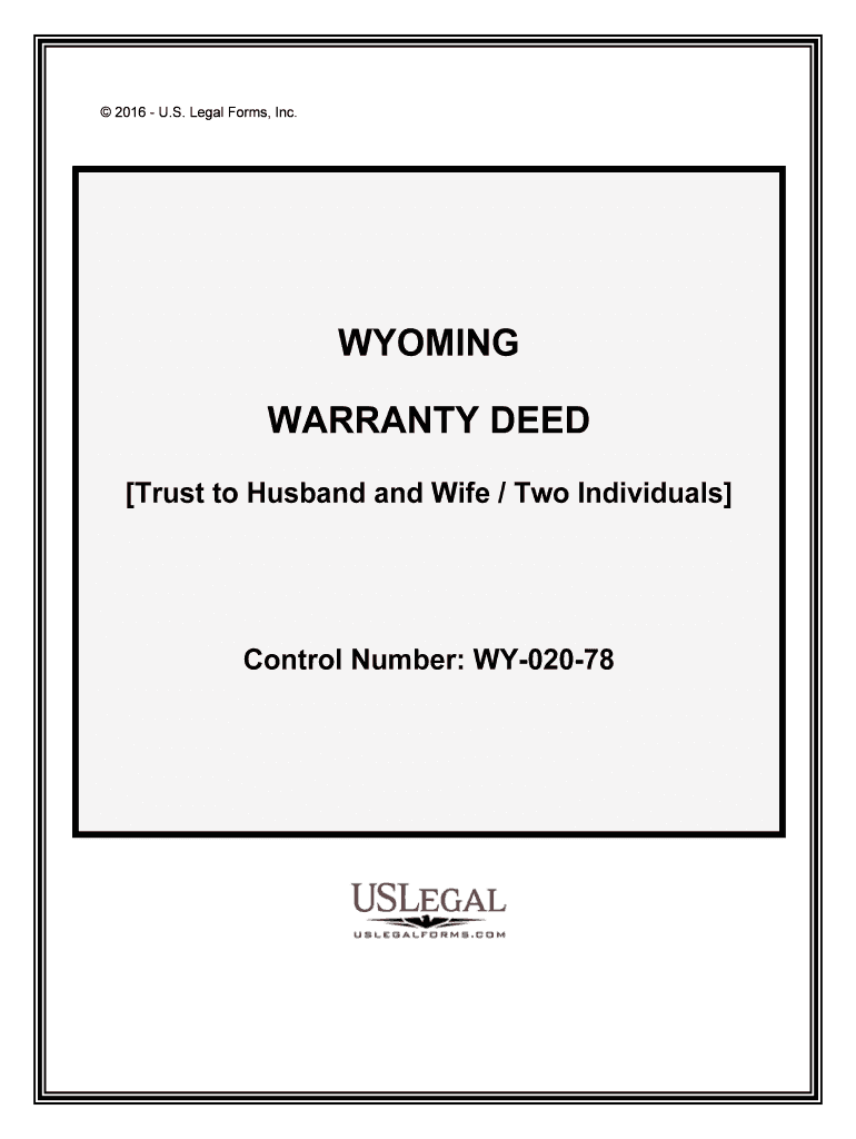 Control Number WY 020 78  Form