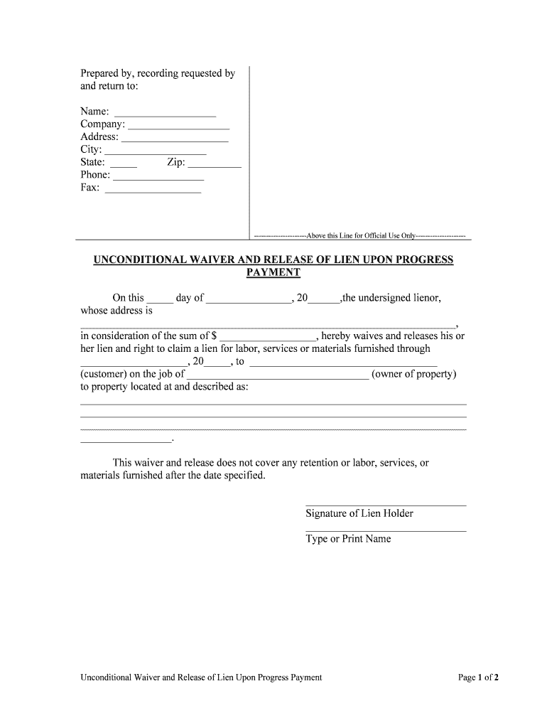 Materials Furnished After the Date Specified  Form