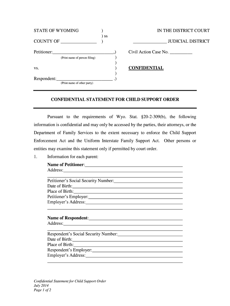 20 2 309b, the Following  Form