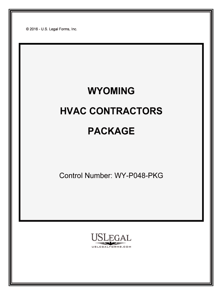 Control Number WY P048 PKG  Form