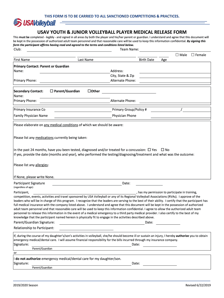  Concussion & Cardiac Arrest Evergreen Region Volleyball 2019-2024