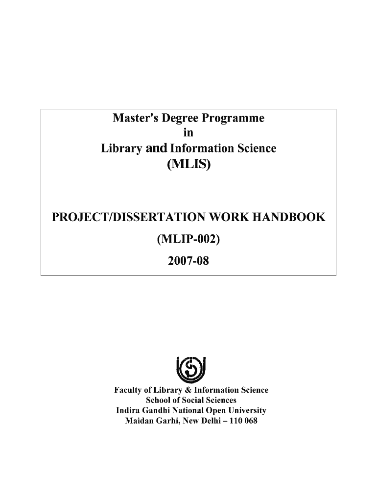Mlis Project PDF  Form