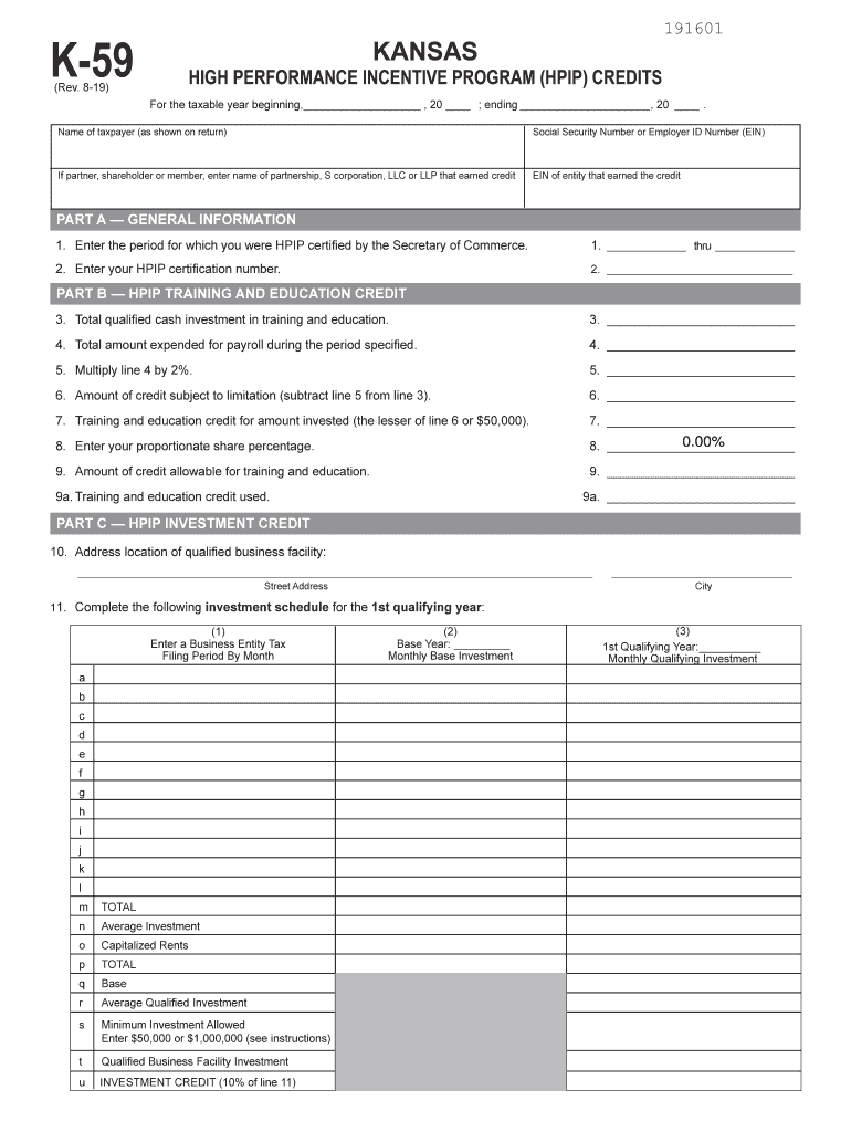 Kansas Form K 59