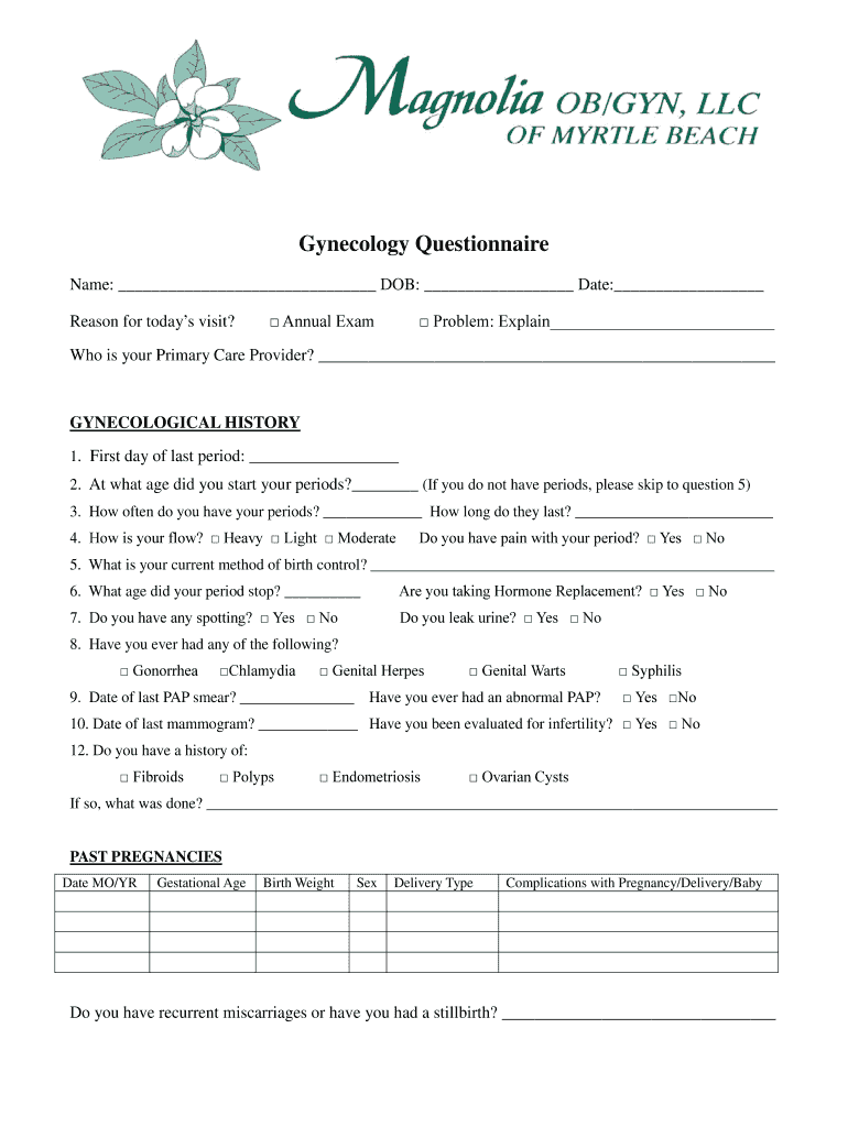 Patient Medical History Questionnaire UC Davis Health  Form