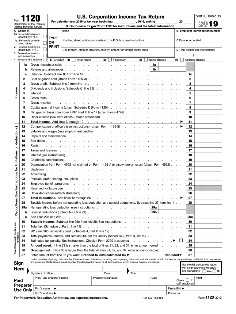 Form 1120