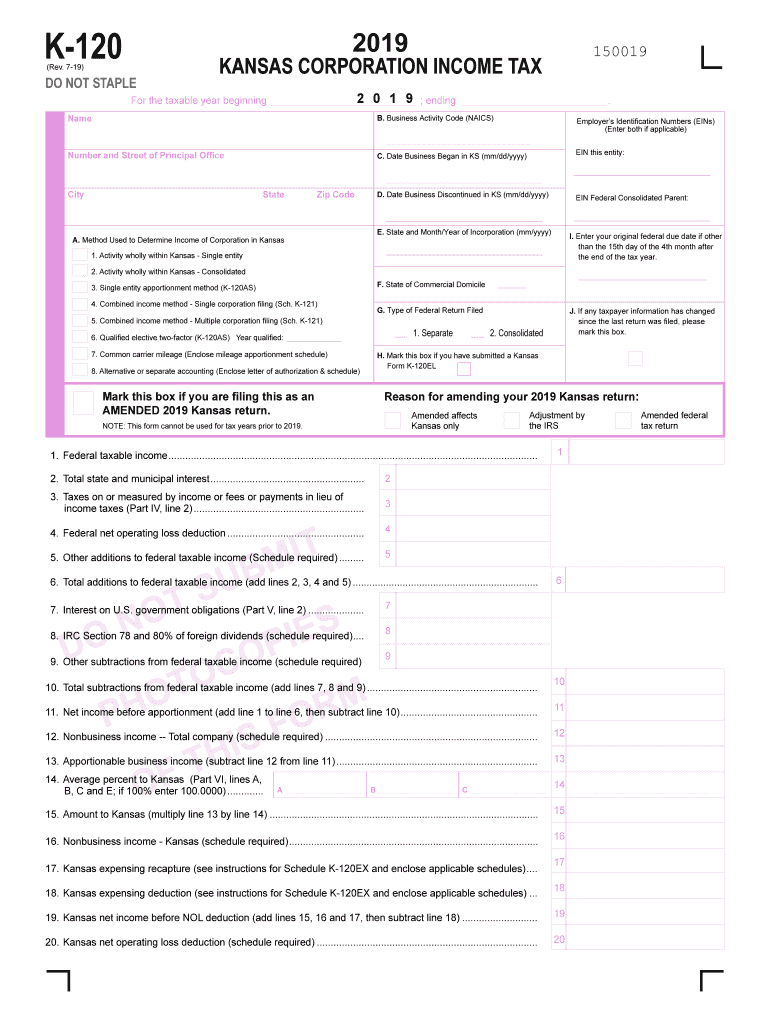 K 120  Form