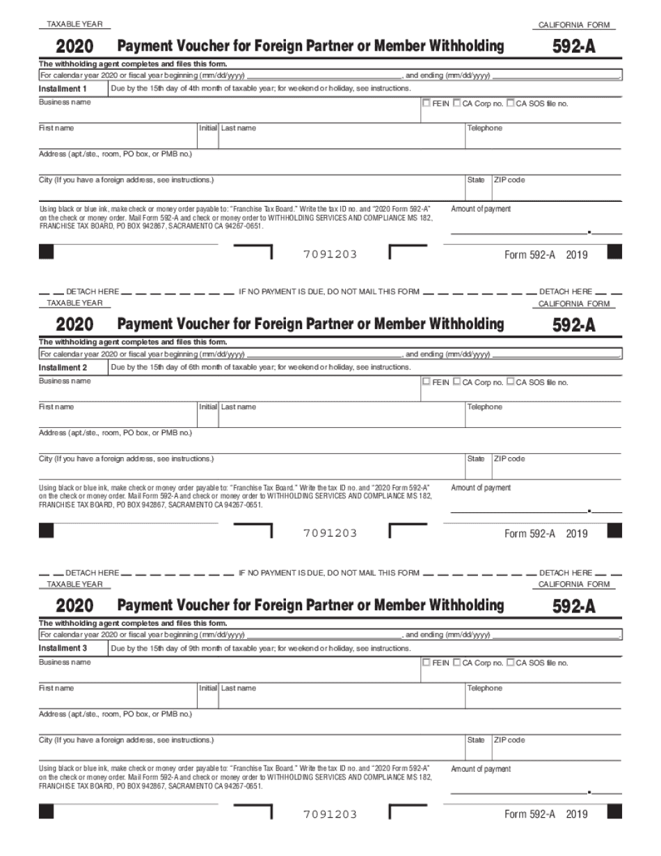  About Form 8805, Foreign Partner's Information Statement of 2020