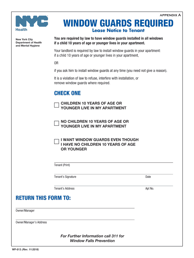  Form Window Guards 2018-2024