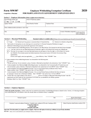 Maryland Form W4 - Fill Out and Sign Printable PDF Template | signNow