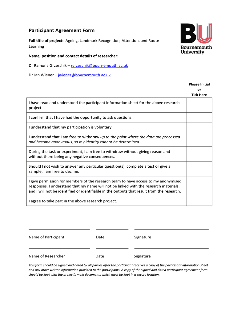  Participant Agreement Form UK Data Service ReShare 2015