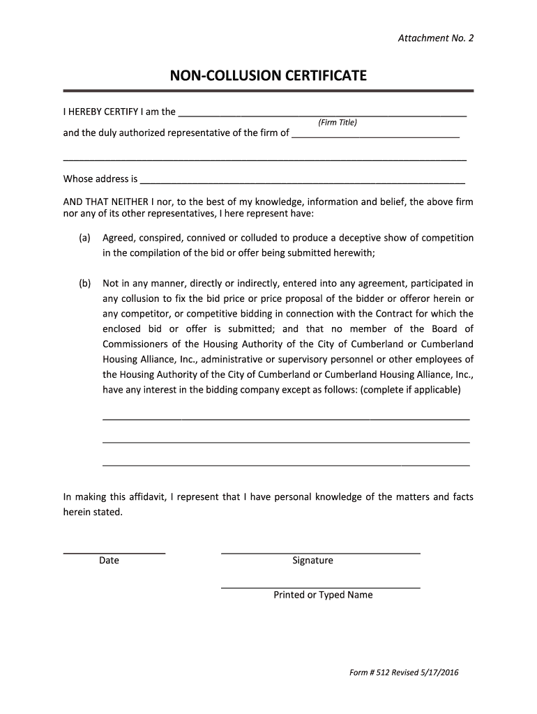  MD Cumberland Housing Form 512 2016-2024