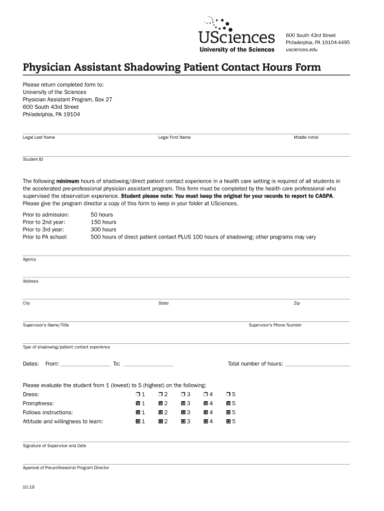 physician assistant shadowing essay