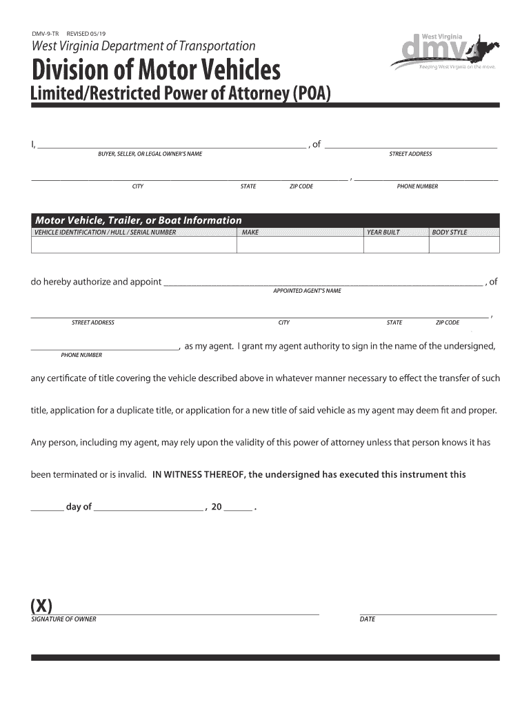  Wv Form 9 2019-2024