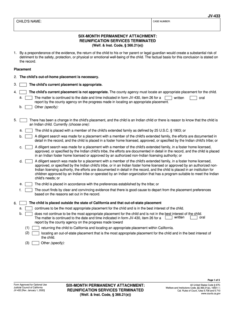  Form 433a Printable 2020-2024