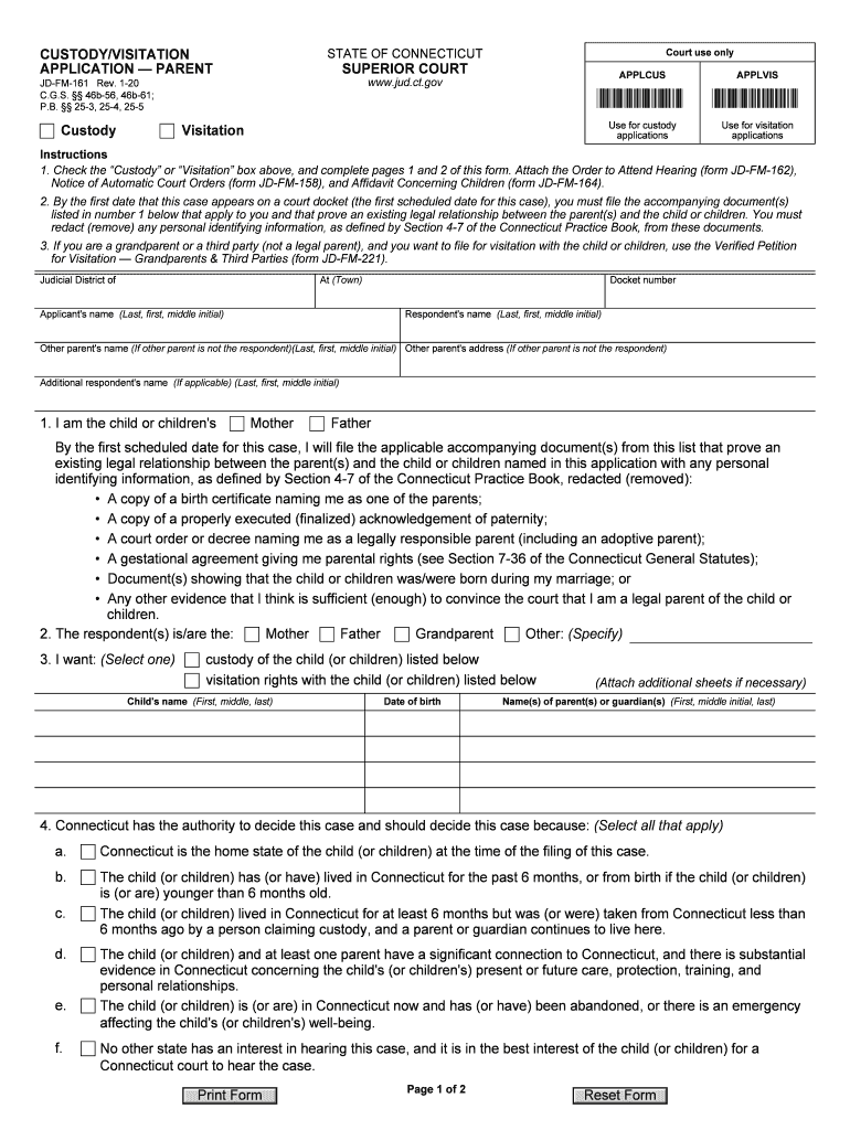 JD FM 161 Rev  Form