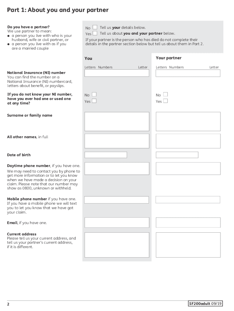  Funeral Expenses Payment Claimant 2019-2024