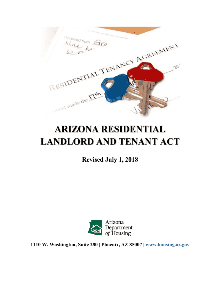  Arizona Residential Landlord Act 2018-2024