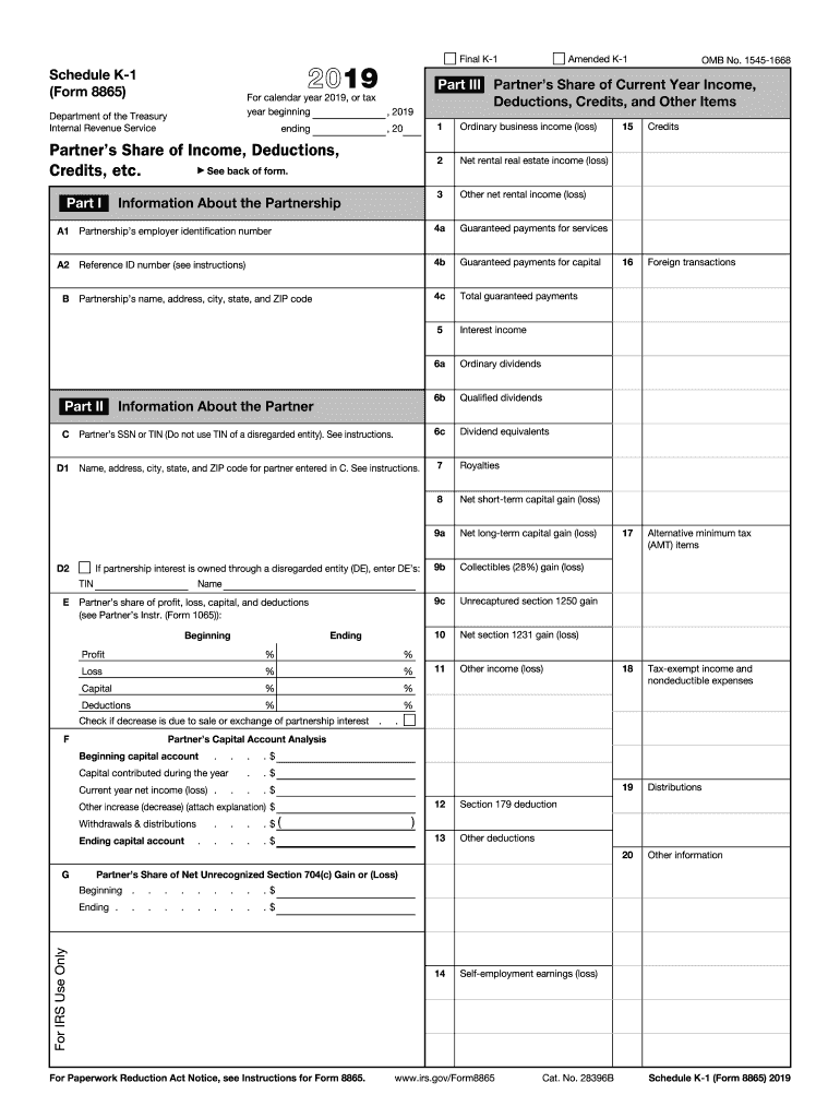  Internal Revenue Service Form 2019