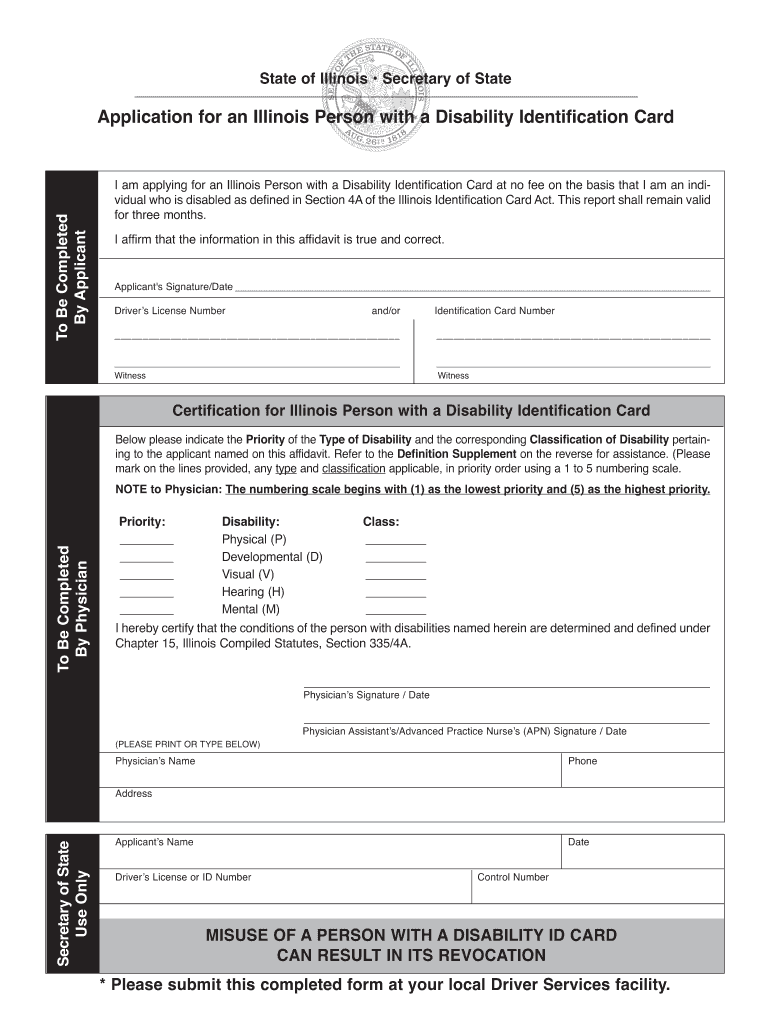 Get and Sign Illinois Identification 2019 Form