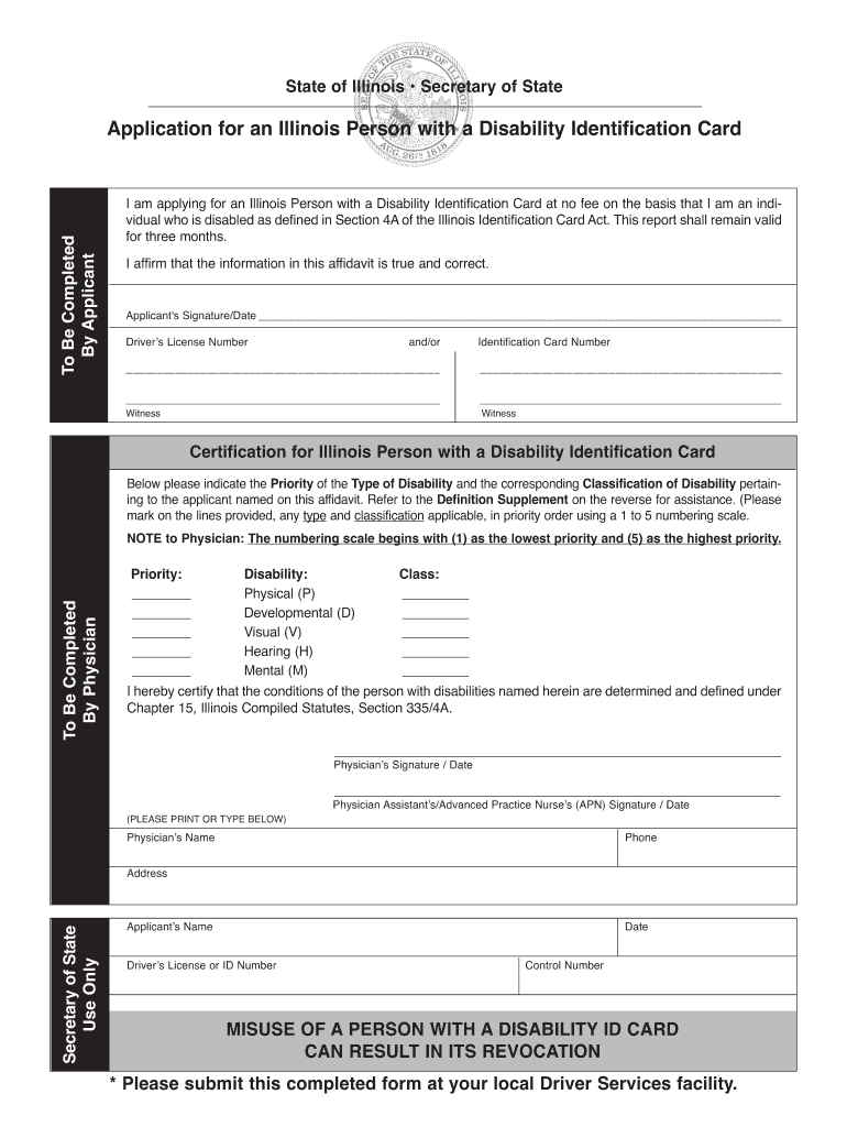  Illinois Identification 2019