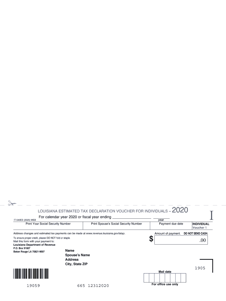  Louisiana Tax Declaration 2020