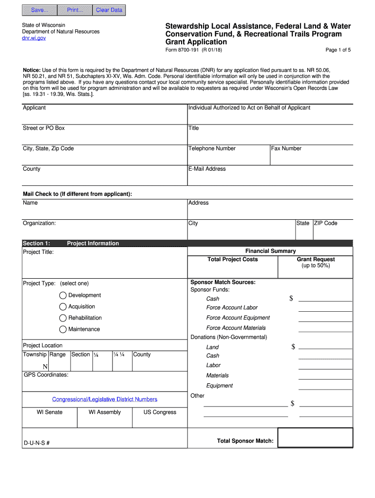  Form 8700 191 2018-2024