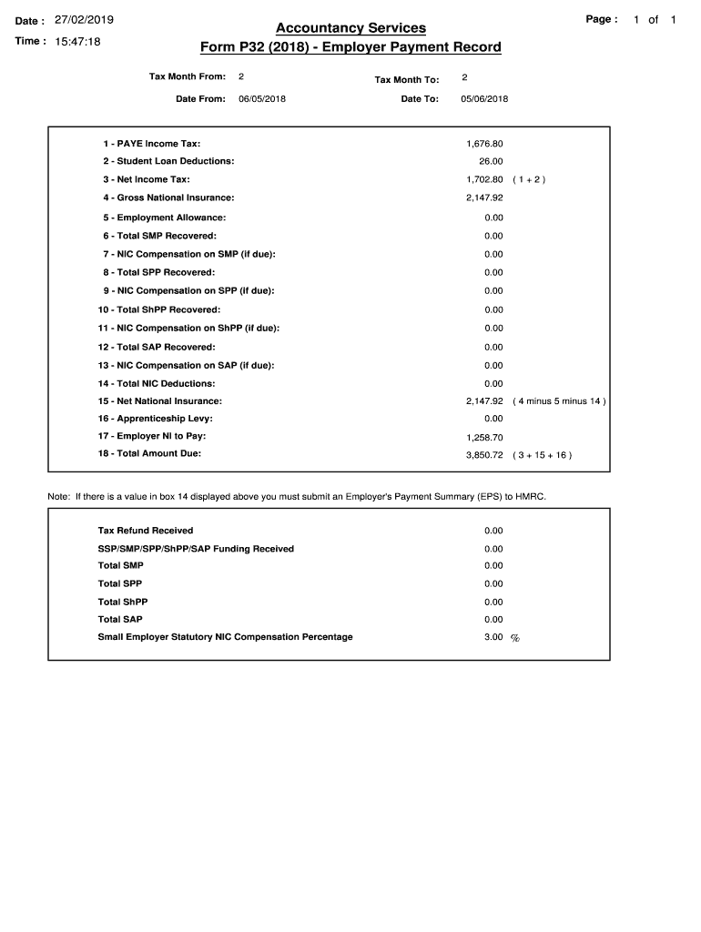 P32 Form PDF