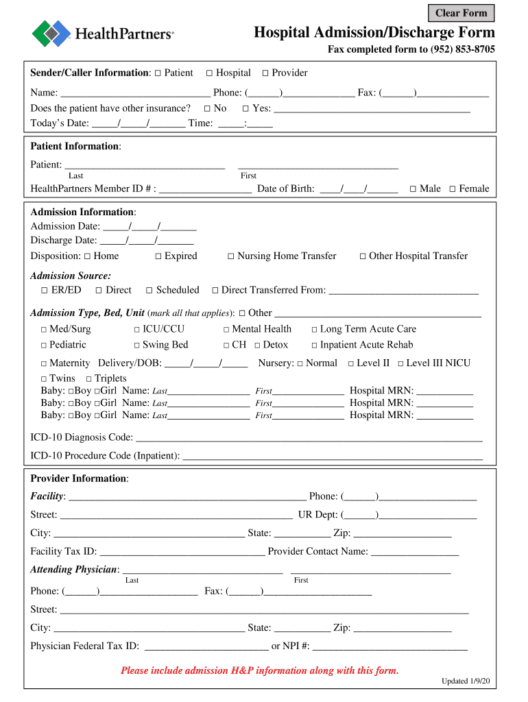  FINANCIAL SCREENING FORM Doctors Community Hospital 2020-2024