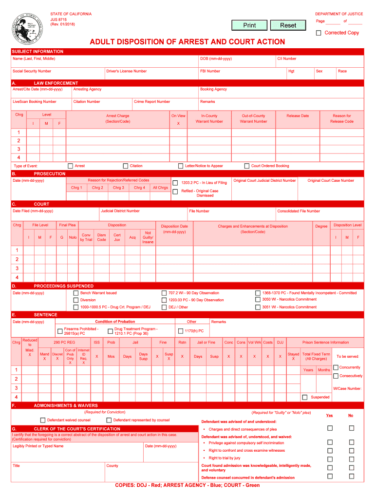 Jus 8715  Form