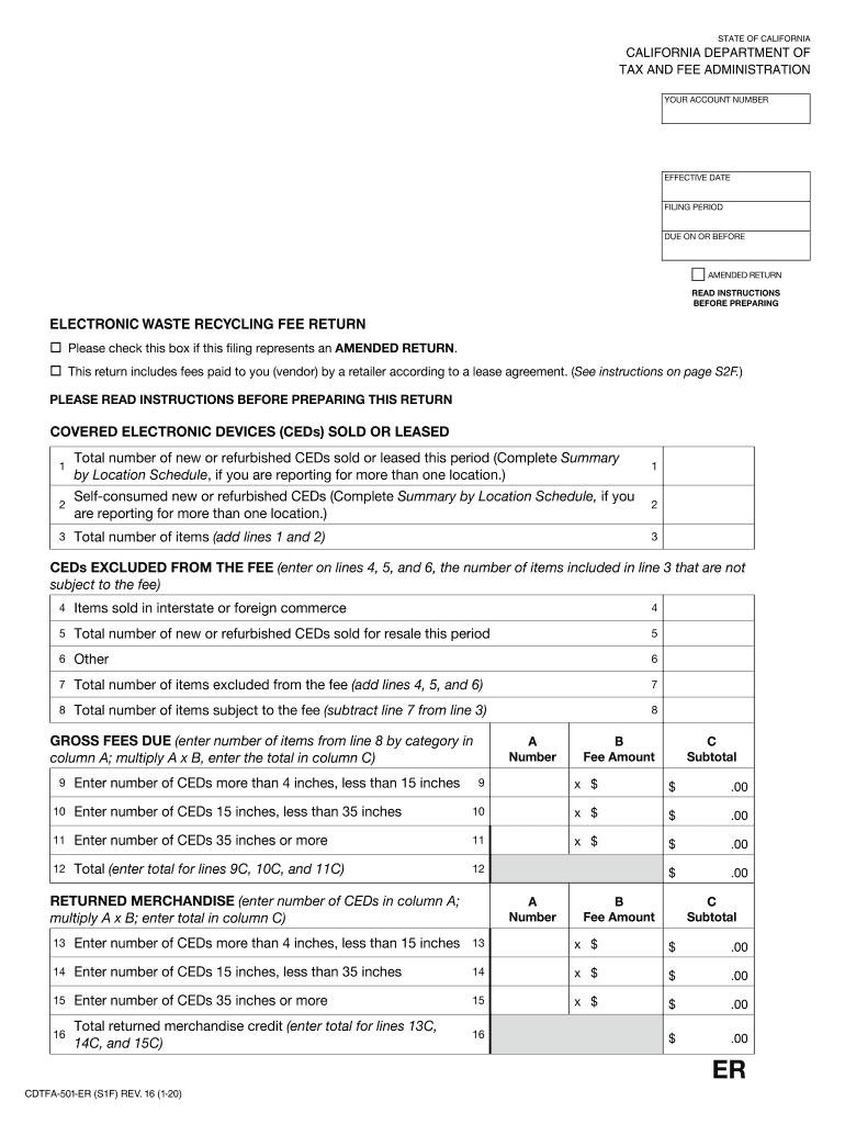  CALIFORNIA DEPARTMENT of TAX and FEE ADMINISTRATION TRAIN 2020