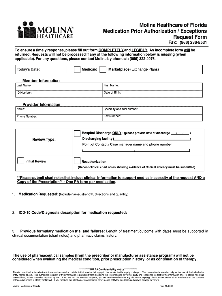  Generic Florida Prior Authorization Form Cigna 2019-2024