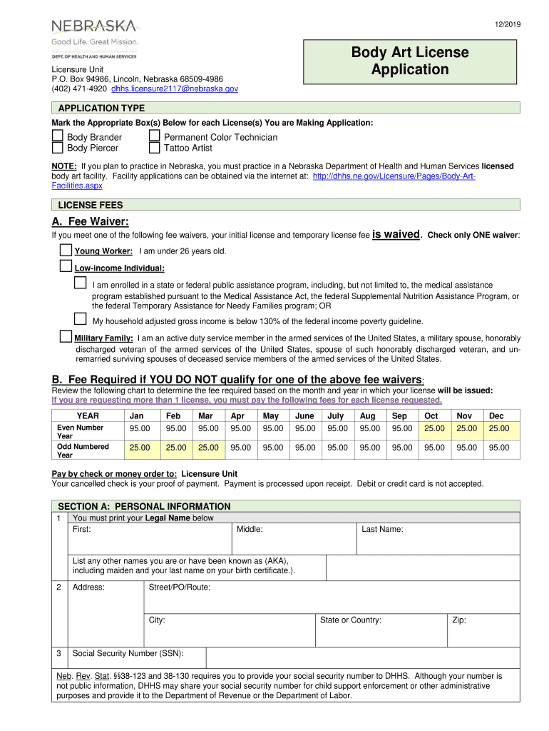 TITLE 172 NEBRASKA DEPARTMENT of HEALTH  Form