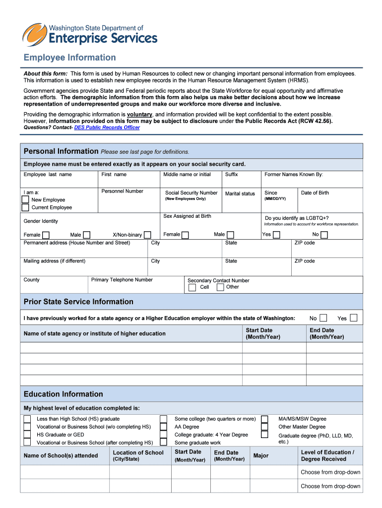 FormsDepartment of Enterprise Services