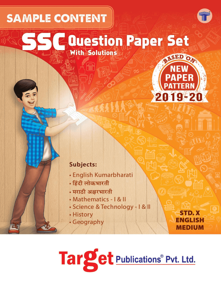 Target Publications Std 10 Question Papers PDF  Form