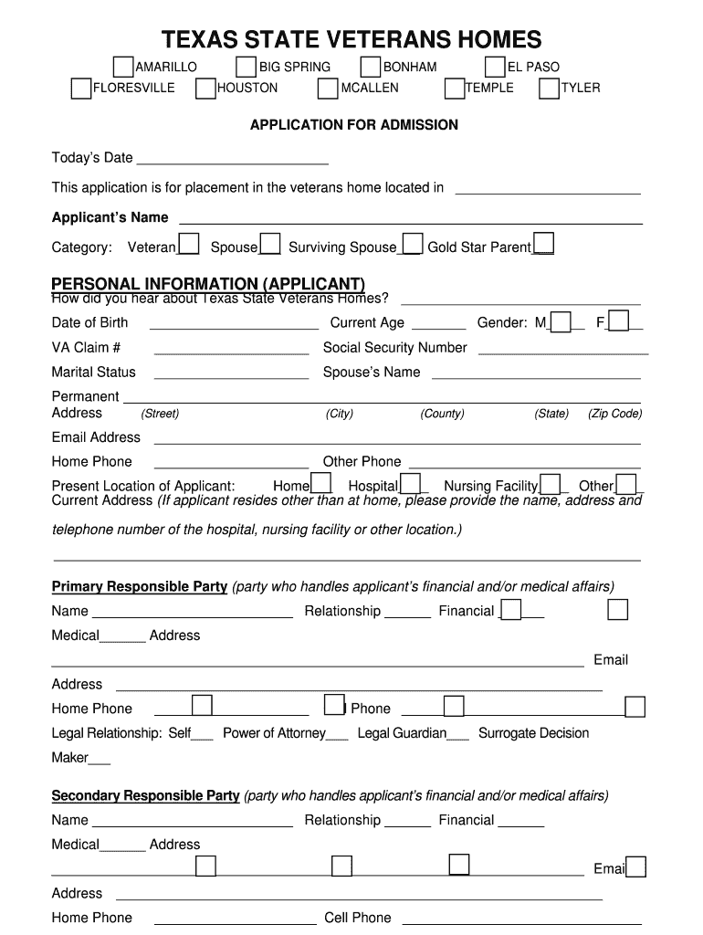 Dear Applicant Texas Veterans Land Board Texas Gov  Form