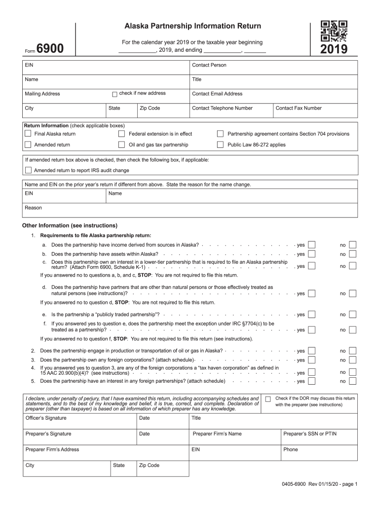  Ak 6900 Form 2019