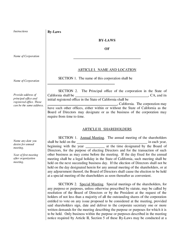 Ca Corporation  Form