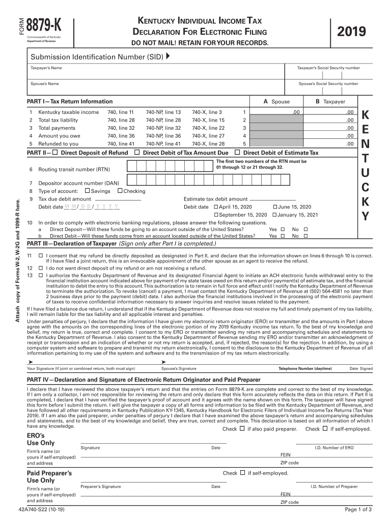 Get and Sign Ky 42a740 2019 Form