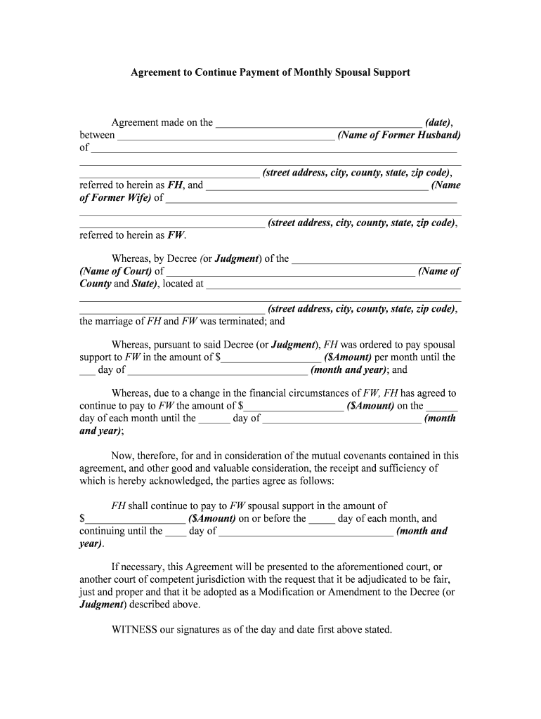 Monthly Form Fillable