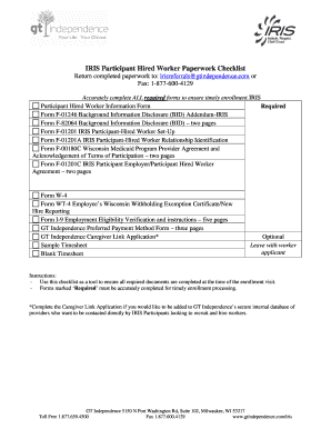 Iris Participant Hired Worker - Fill Out and Sign Printable PDF Template |  signNow